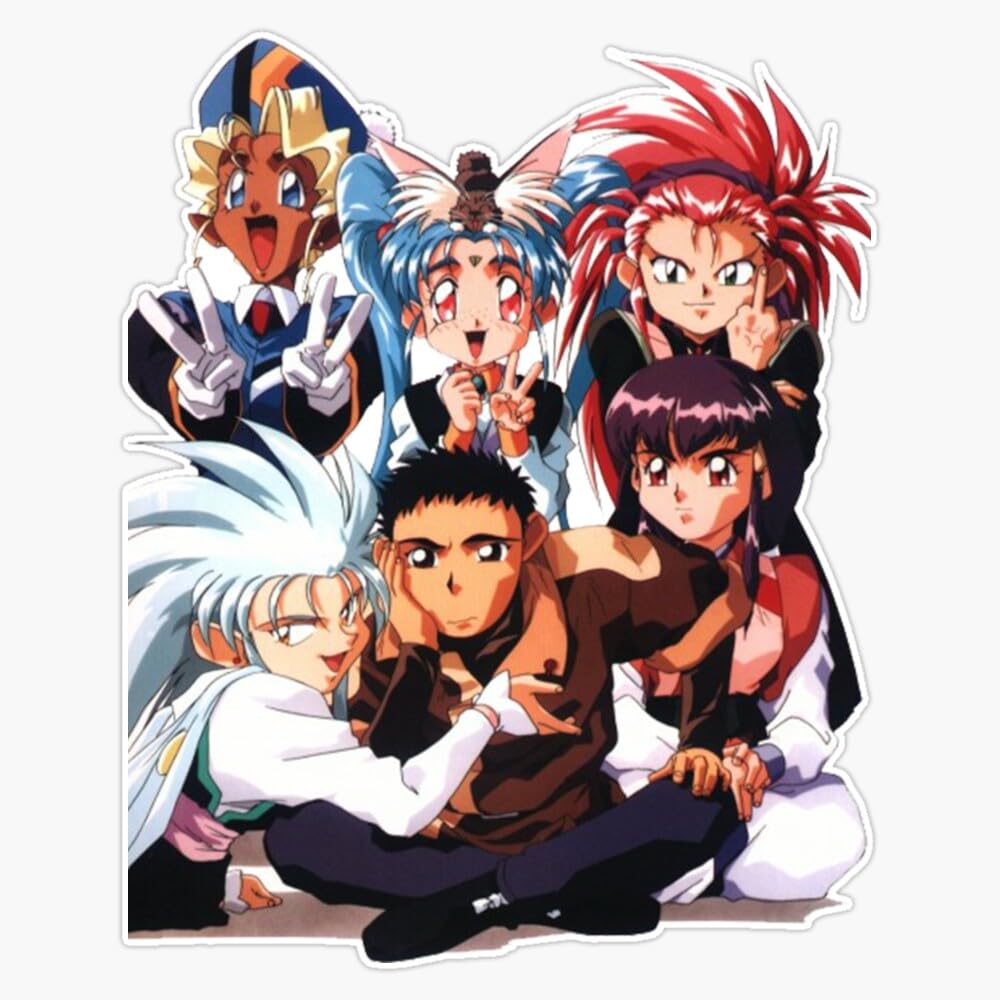 Tenchi Muyo - Vaporwave Ryoko Bumper Sticker Window Water Bottle Decal 5"