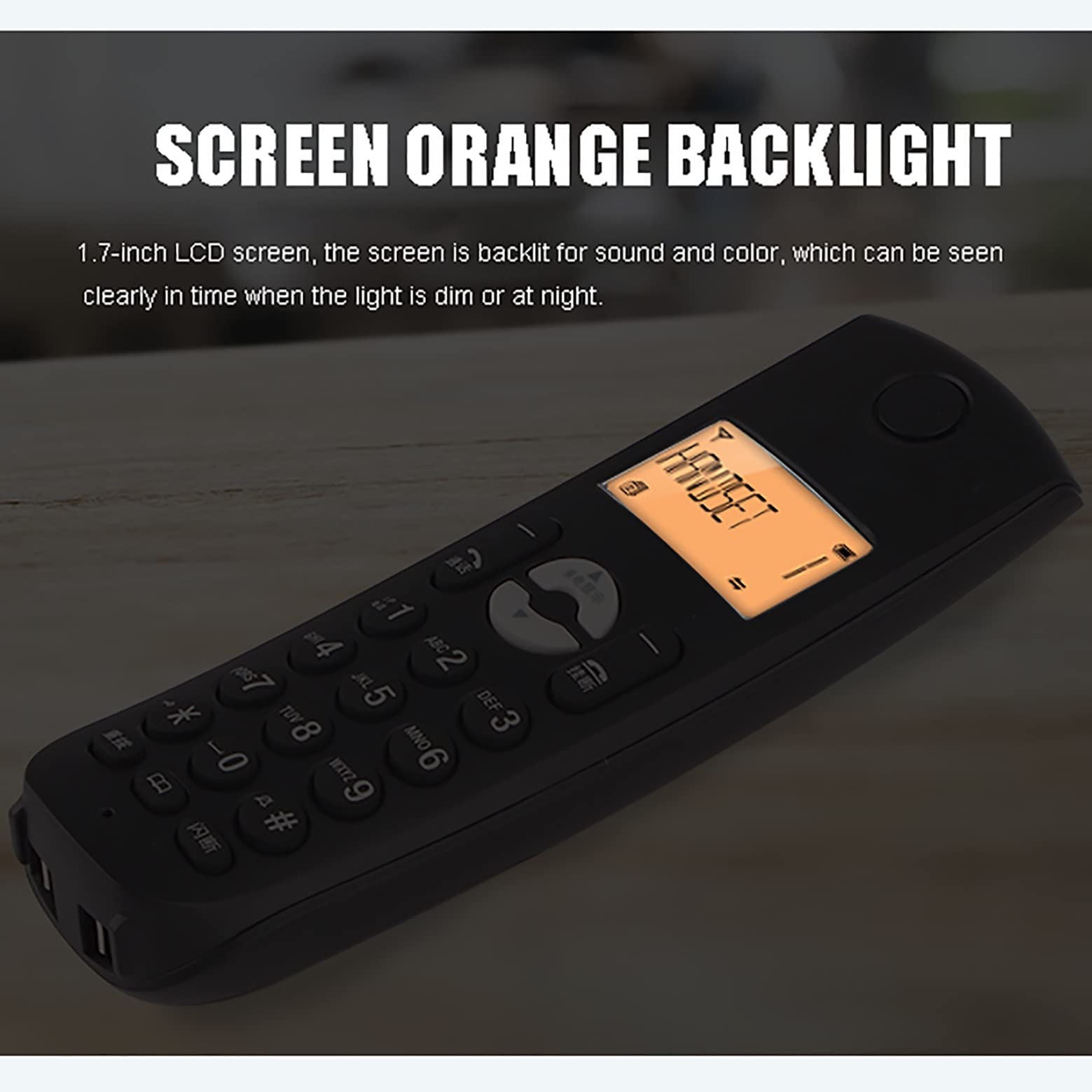 Telefono Cordless Annadue Con 4G E VoIP – Display A Colori 2.4 Pollici, Risposta Automatica, Inoltro Chiamate, Supporto 2 SIM, Batteria 1600mAh