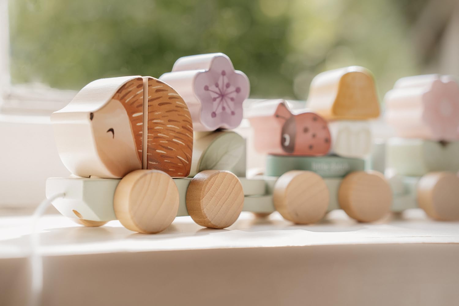 Little Dutch 7335 FSC Holz Eisenbahn Zug mit Steck-Formen - Fairy Garden