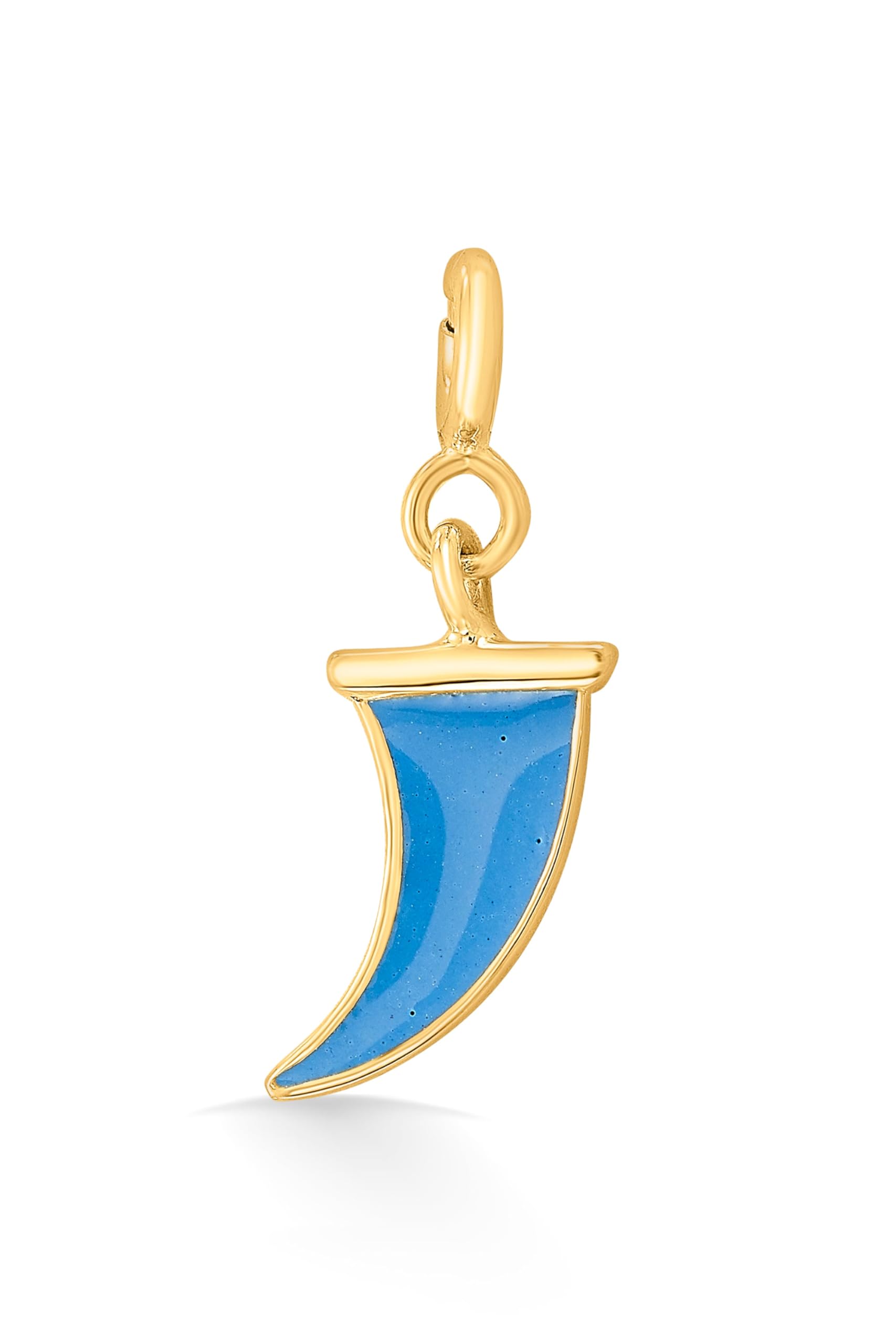 925 Sterling Silver Enamel Tiger Tooth Charm Pendant | Pendant for Women | Pendant for Girls | Unique Silver Pendant | Bold Design | Neck Jewelry | Ideal Gift for Women and Girls-image-48