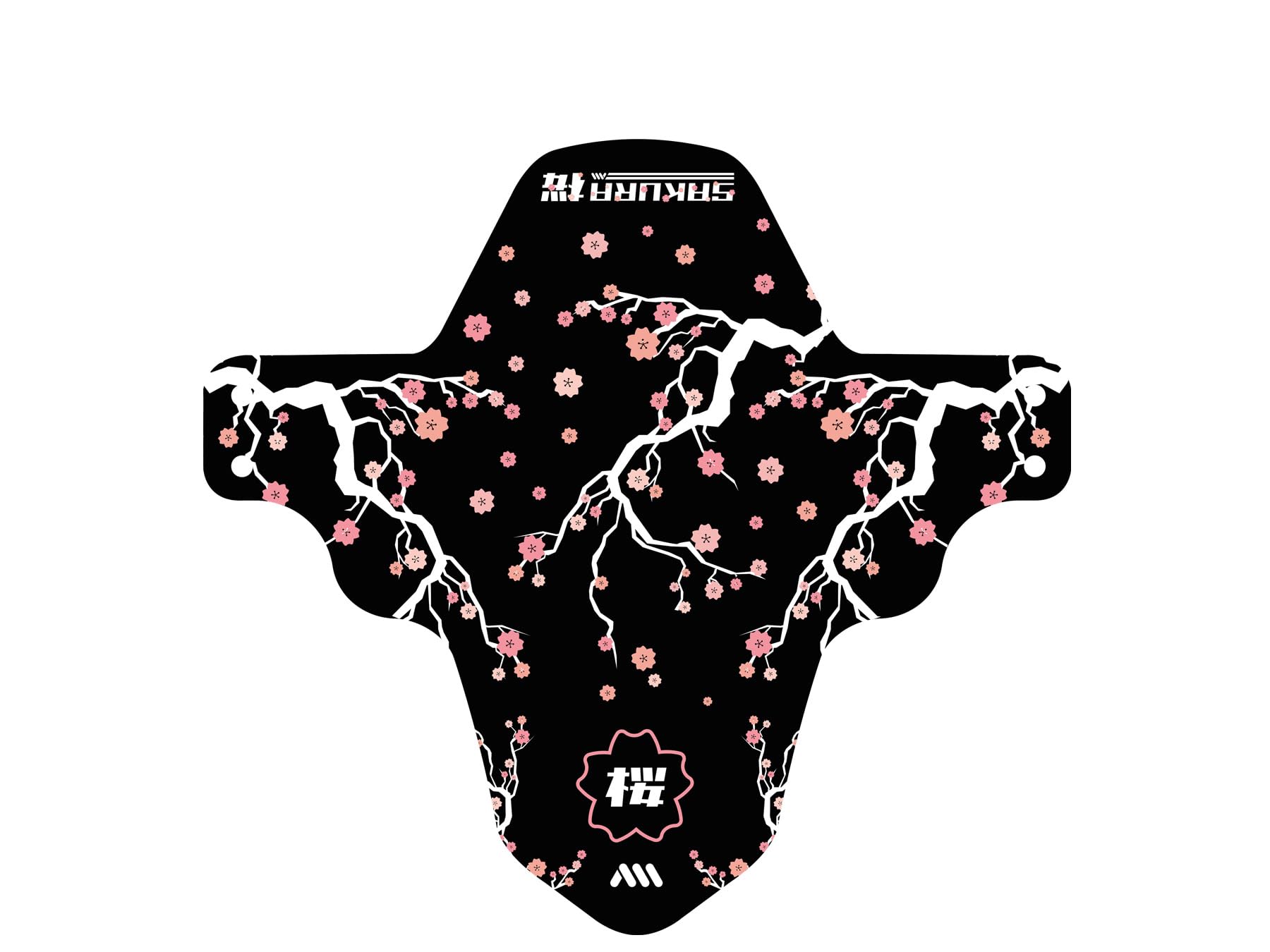 All Mountain Style Parafango MTB Ams Mudguard – Protezione da Fango e Schizzi – Leggero e Facile da Montare con Fascette – Misura Universale