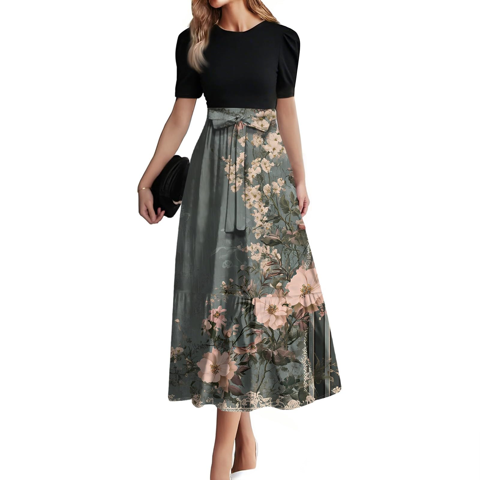 Completo Elegante Donna: Top A Maniche Medie E Pantaloni Palazzo Fluidi – Look Sofisticato Per Città E Pranzi