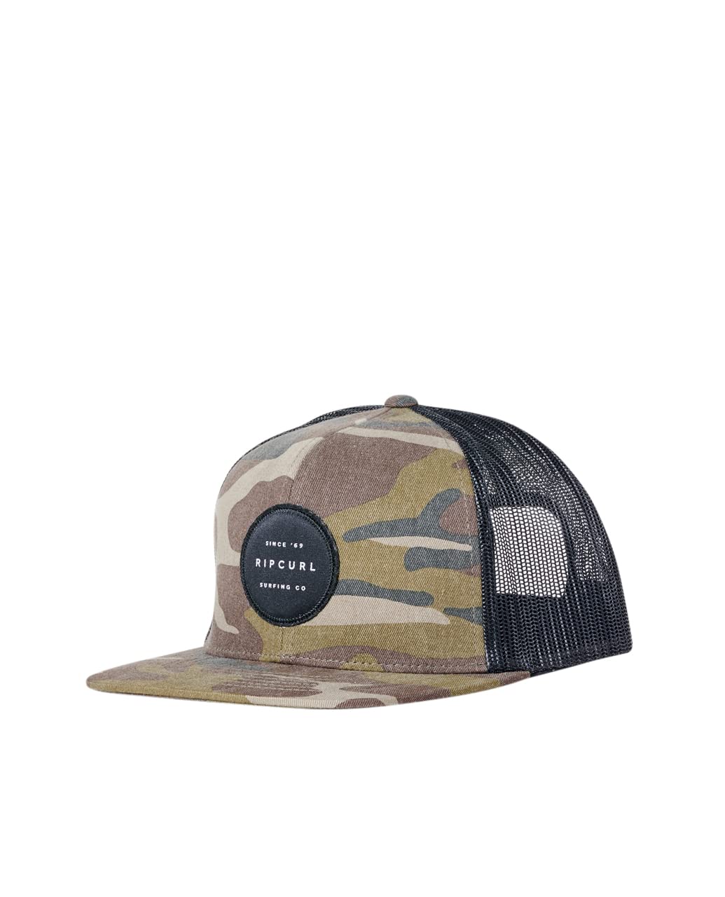 Rip Curlmens Icons Trucker Hat, Mesh Back Cap Snapback for Men, Adjustable Baseball Cap