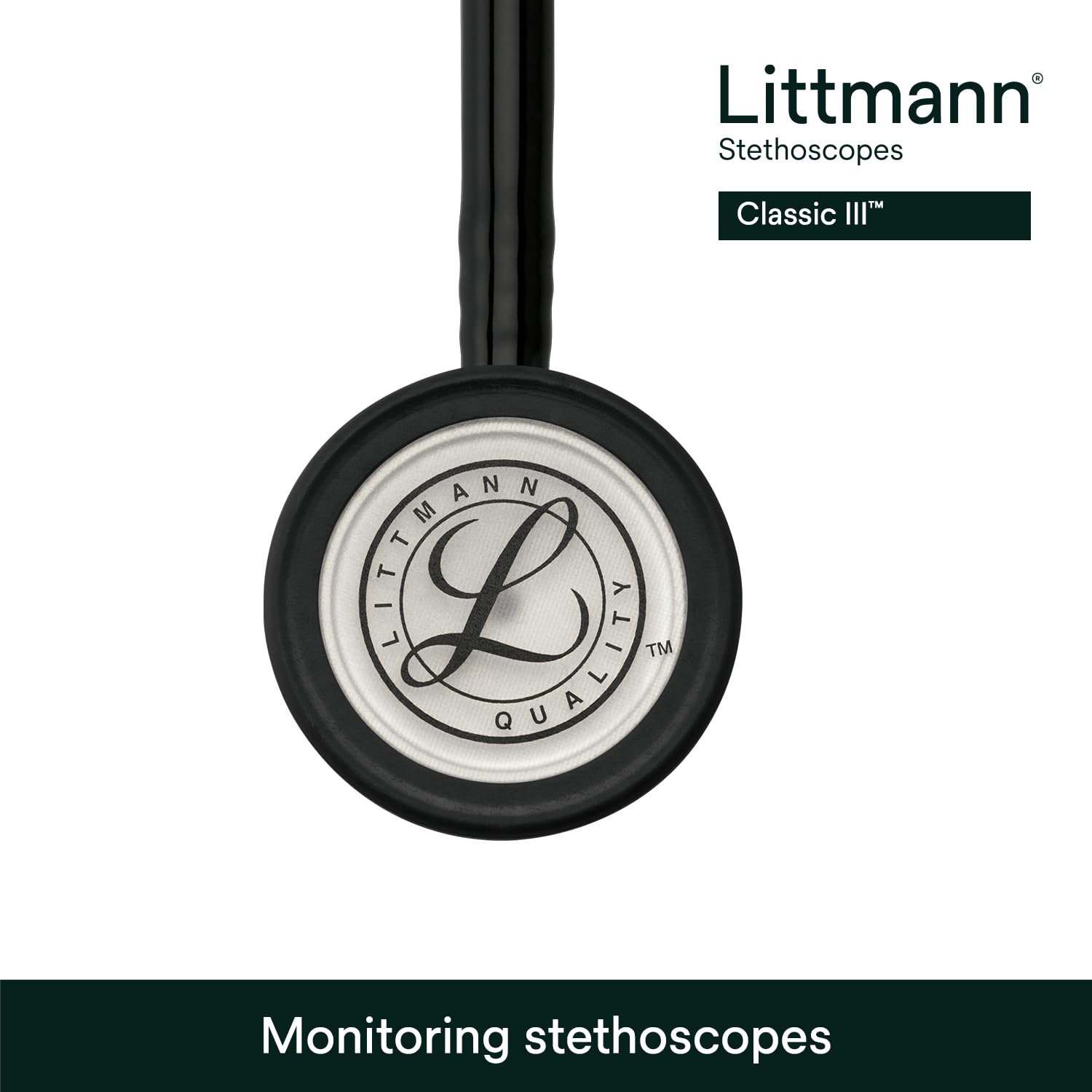 3M Littmann Stéthoscope Classic III, tubulure noire, 69 cm