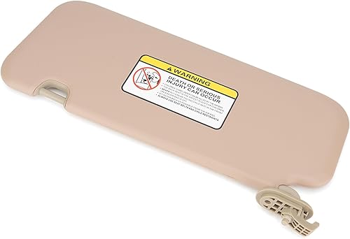 Miniatura 8 de Parasol para el lado izquierdo del conductor compatible con Hyundai Elantra AD 2016, 2017, 2018, 2019, reemplaza # 85210-F0100TTX (gris)