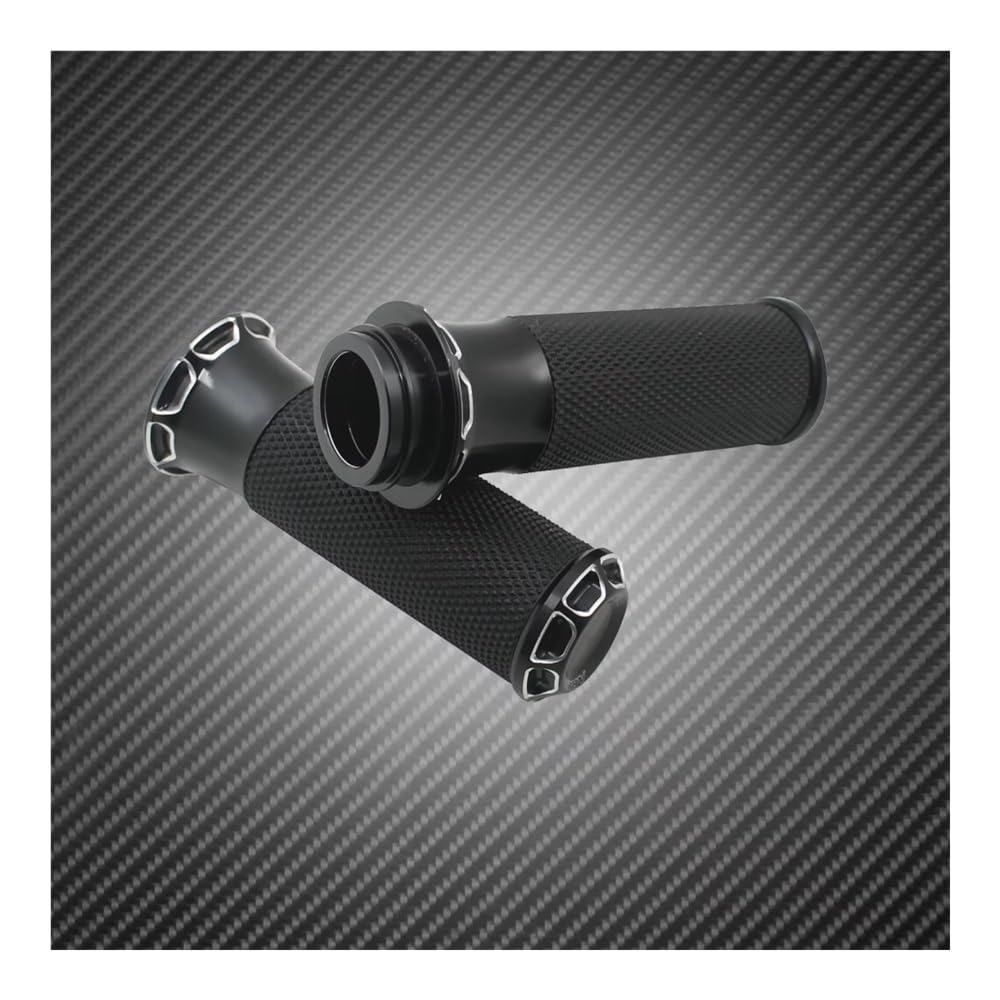 PuñOs Manillar Motocicleta Puños De Motocicleta Negro 1"para para Breakout para Road para King para FLHX Empuñaduras Modelo Electrónico Accesorios Aluminio