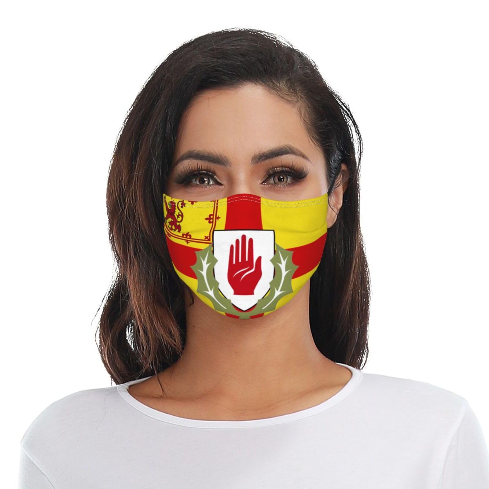 Ulster Scots Flag Adult Dust Mask Adjustable Dust Face with 2 Filter85