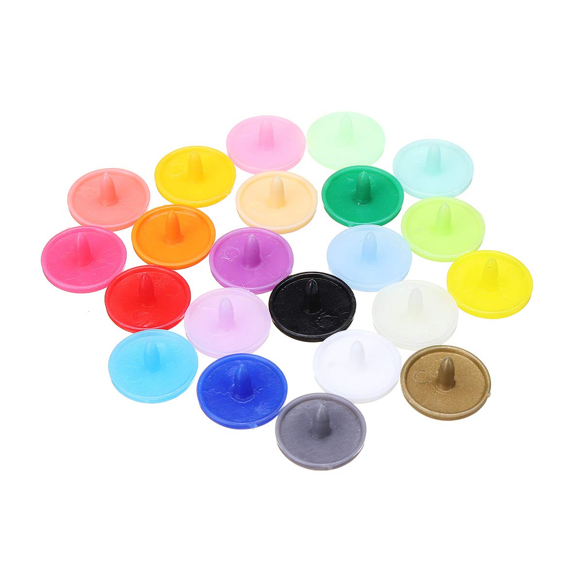 ExcLent 360 Juegos De Sujetador De Plástico Snap Kit Snap Pliers T5 Snap Botones De Mano Herramienta
