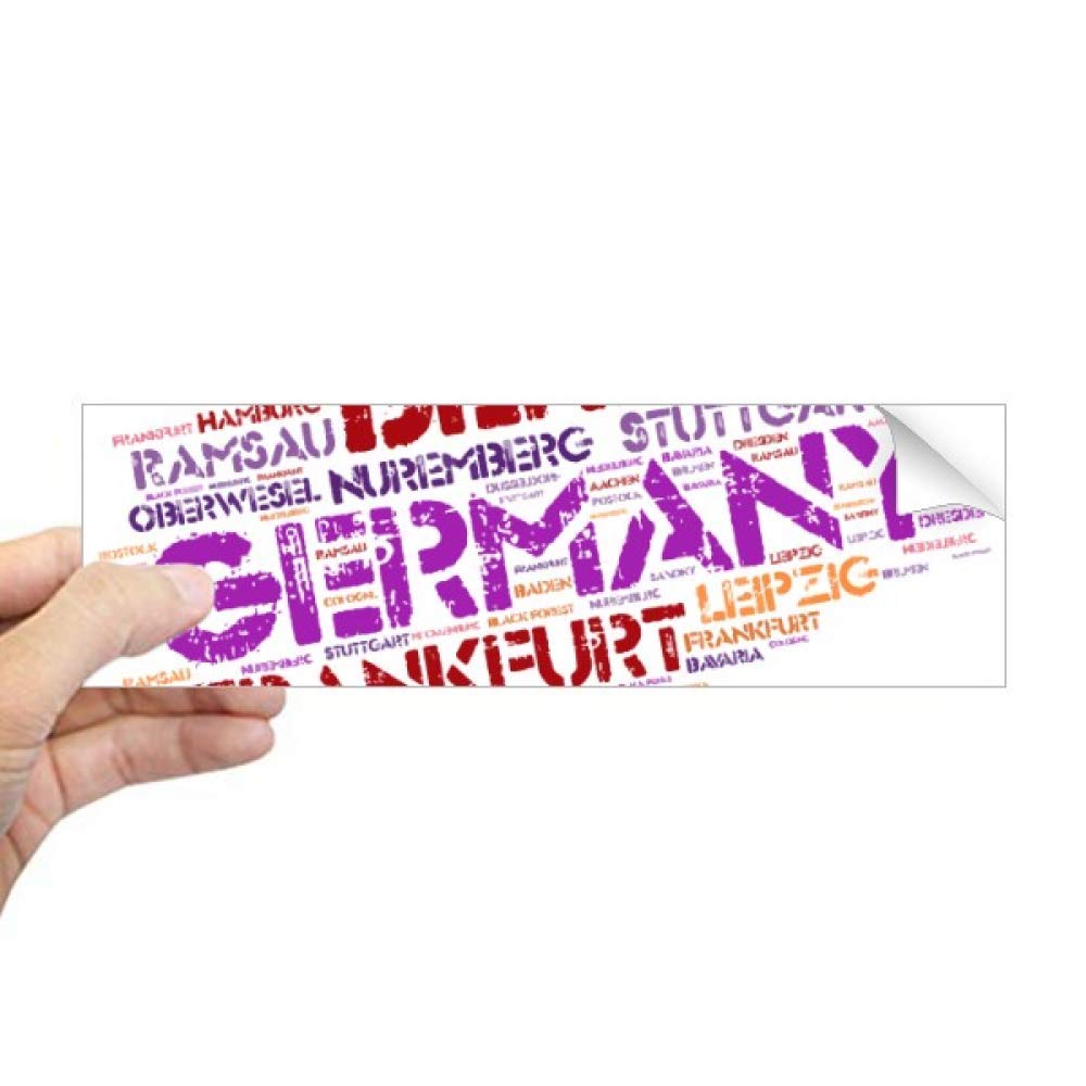 Sticker rectangulaire fenêtre carte de ville DIYthinker film adhésif vitrage décoration