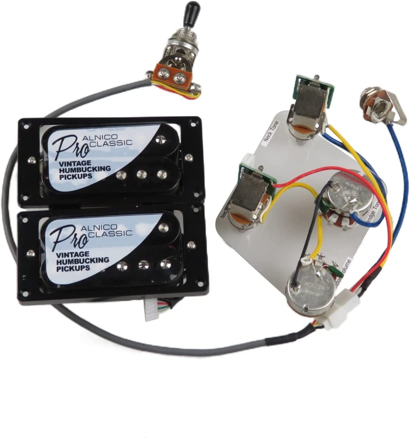Amazon.co.jp: alljita Alnico 5 ハムバッカー プロバッカー