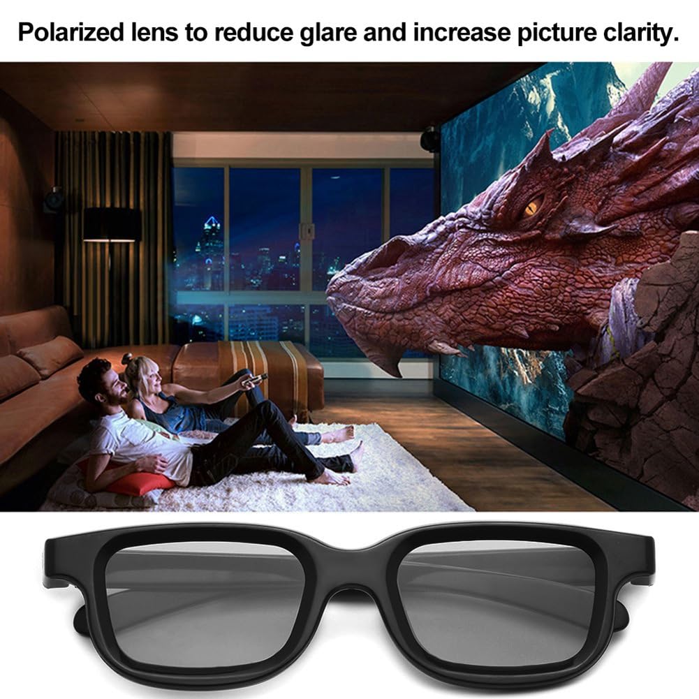 Occhiali 3D Passivi Polarizzati da 100 Pezzi per Schermo Cinema IMIX