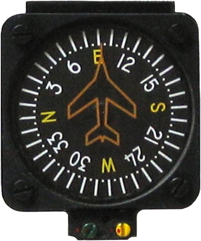 Highflyn SKYSPORTS Non TSO Vertical Card Compass 12V LIT South Hem