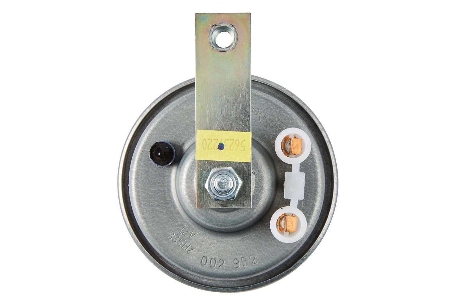 HELLA Klakson - M26 - 12V - 105dB(A) - Zakres częstotliwości: 335Hz - Sygnał niski - elektryczny - ECE - Kolor obudowy: szary - Złącze wtykowe płaskie - Ilość: 1 - 3AL 002 952-841