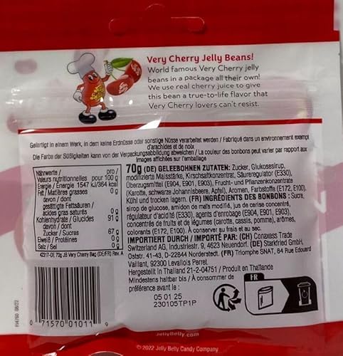 Jelly Belly 3x Very Cherry (Kirsche), 3 x 70g