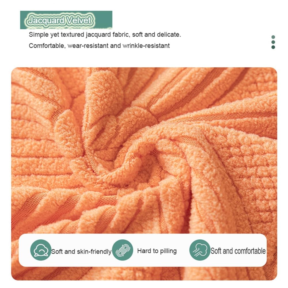 Copridivano Elasticizzato 1 2 3 4 5 Posti, Copridivani Fantasia Copertura Divano velluto jacquard ispessito Universale Fodera per Divano Estensibile Copri Divano Antiscivolo ( Color : Light Gray , Siz