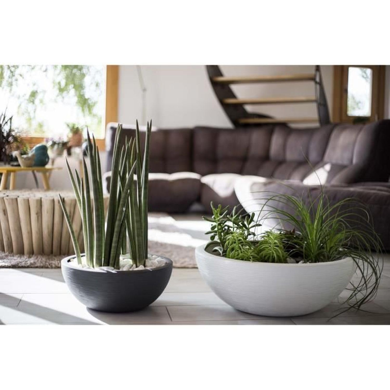 Pot Rond 67L Graphit'Up 48.5x46.2cm Anthracite