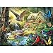 Bits and Pieces - 1000 Piece Jigsaw Puzzle for Adults - Forest Cottage - 1000 pc Owl and Butterfly Jigsaw by Artist Larry Jones
