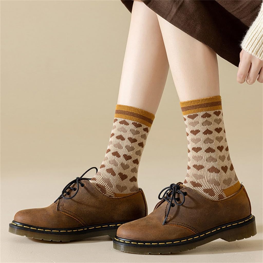 Needle Two Way Retro Sports Stockings Pile up Mid Length Socks