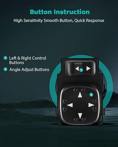 Miniatura 171 de 84840-08010 Trasero Trasero Puerta Elevadora Interruptor de la manija de la puerta del pestillo Botón de liberación de goma para 2004-2010