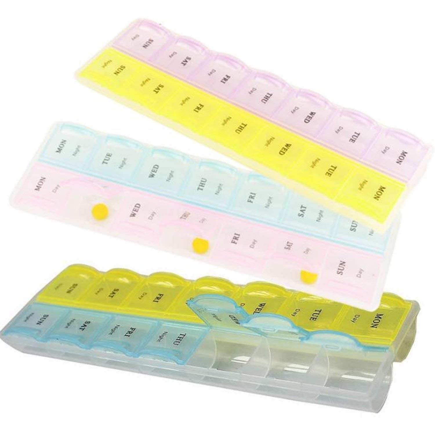 Shakuntla Lifestyles 14 Days a Week Tablet Pill Medicine Box Holder Storage Organiser Container Case-1 Box