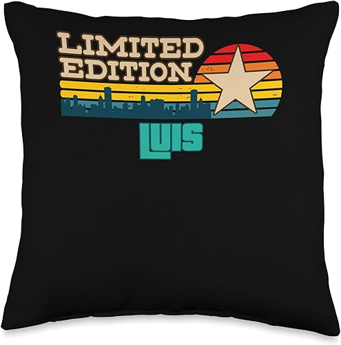 Limited Edition Thomas Retro Radio Cassette Name Throw Pillow
