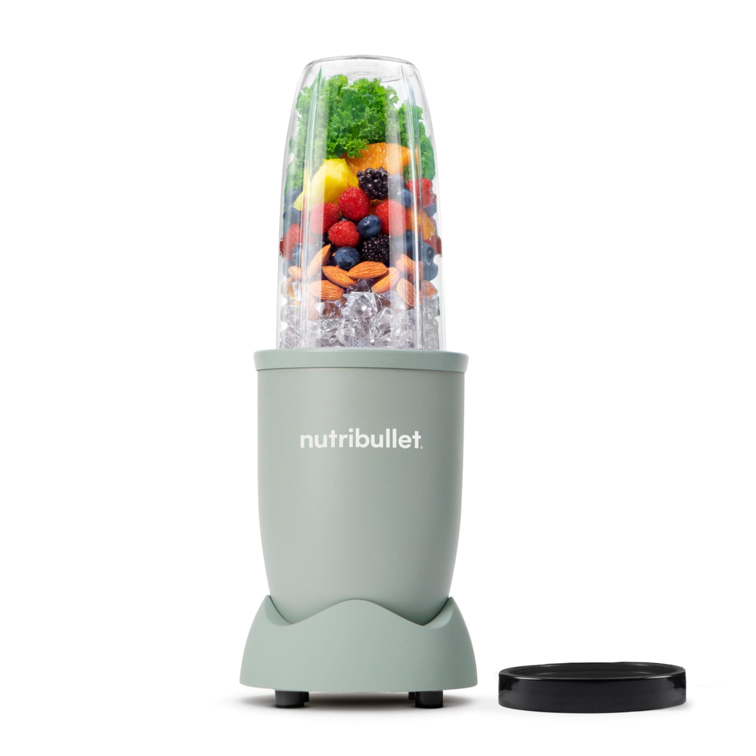Nutribullet Pro 900 Smoothie Maker, Multifunktions-, Obst- & Gemüsemixer, kompaktes Design, einfache Bedienung, schnelle Reinigung, optimale Nährstoffextraktion, 900W, Mineral Olivgrün (NB904MAJD)