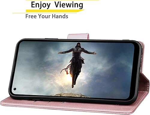 Miniatura 7 de SUANPOT Funda con bloqueo RFID para Motorola Moto G Stylus 5G (no 2022) con funda tipo cartera con tarjetero y tarjetero de piel sintética a prueba