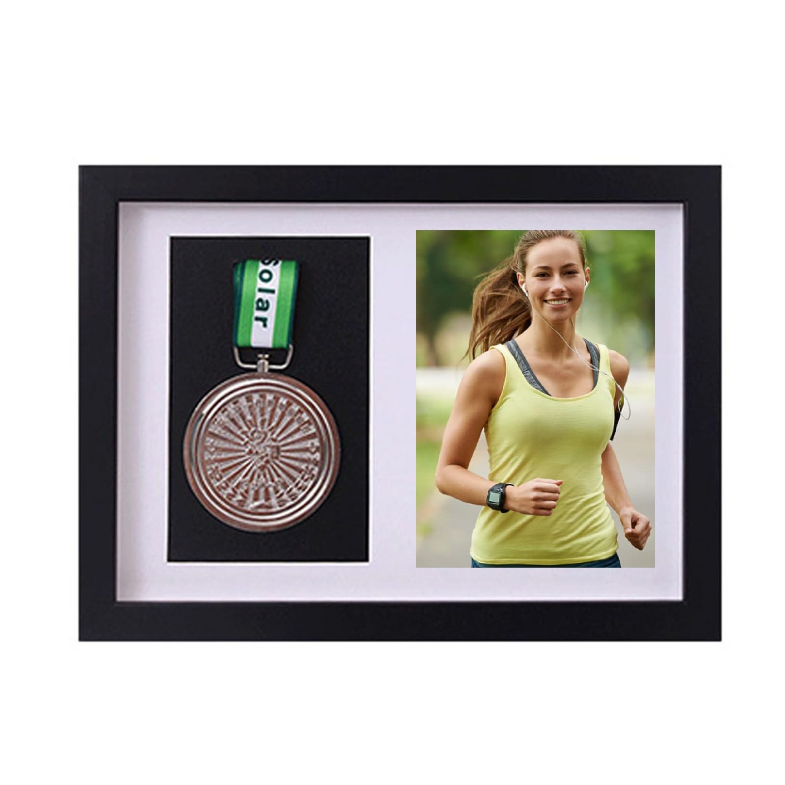 Solid wood Race Medal Display Mounted, medal display shadow box,medal display box