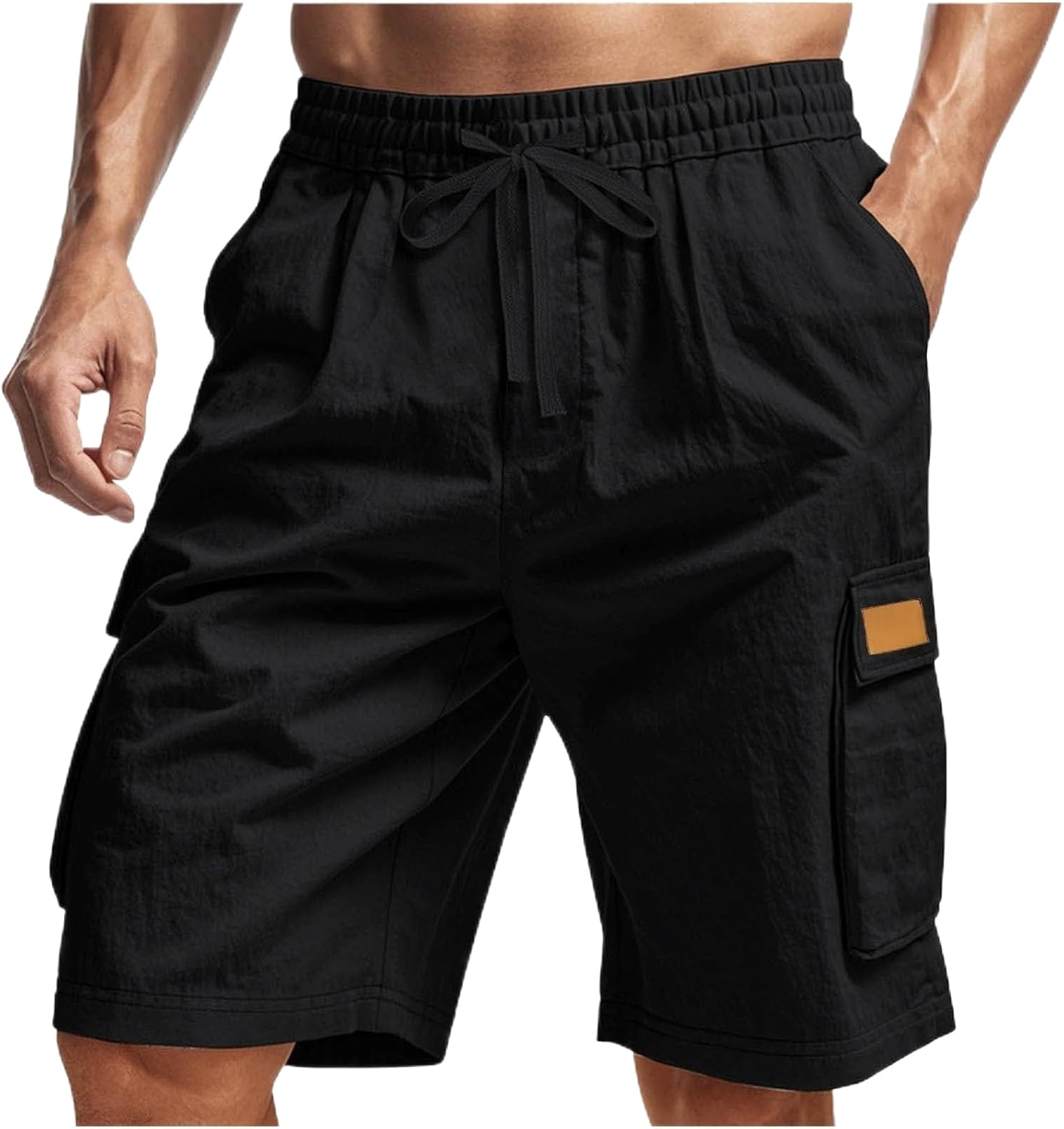 Men’s Loose Multi-Pocket Cargo Active Summer Shorts