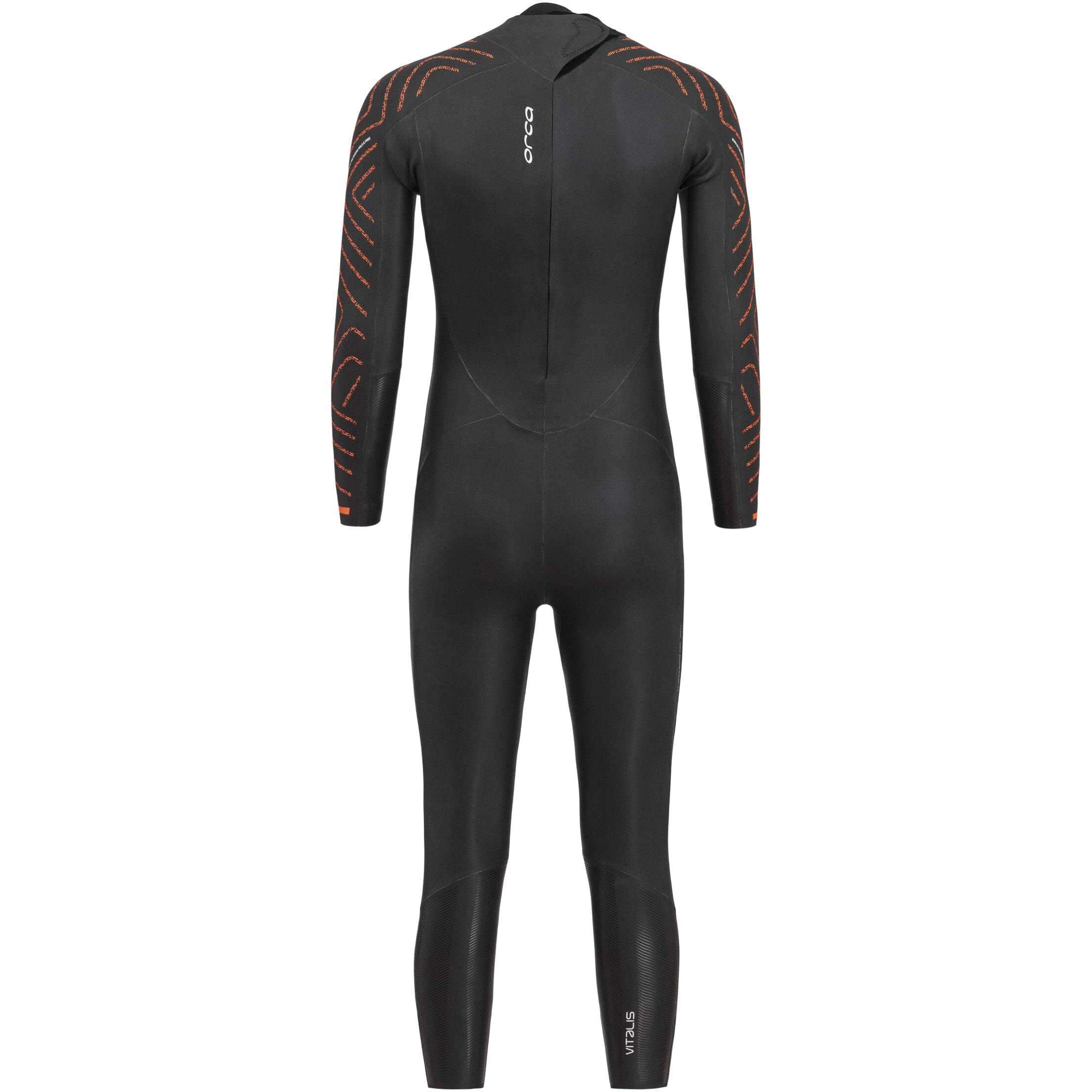 Orca Mens Vitalis TRN Back Zip Open Water Swim Wetsuit NN280401 - Black -