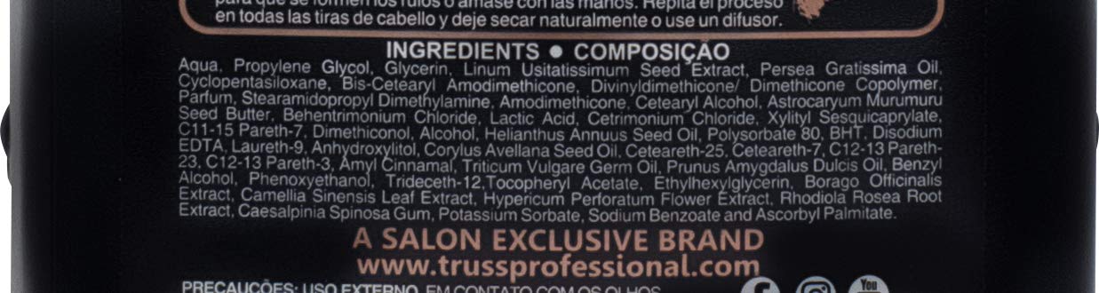 Truss Curly Twist Leave In Curl Defining Cream, 650 mL (21.98 fl oz)