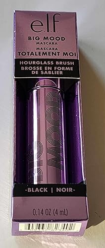 Miniatura 2 de e.l.f. Big Mood Mega Volume & Lifting Mascara Tamaño de Viaje  0.14 oz NegroNoir Big Bold Lifted Lashes, fórmula vegana infundida con cera de jojoba