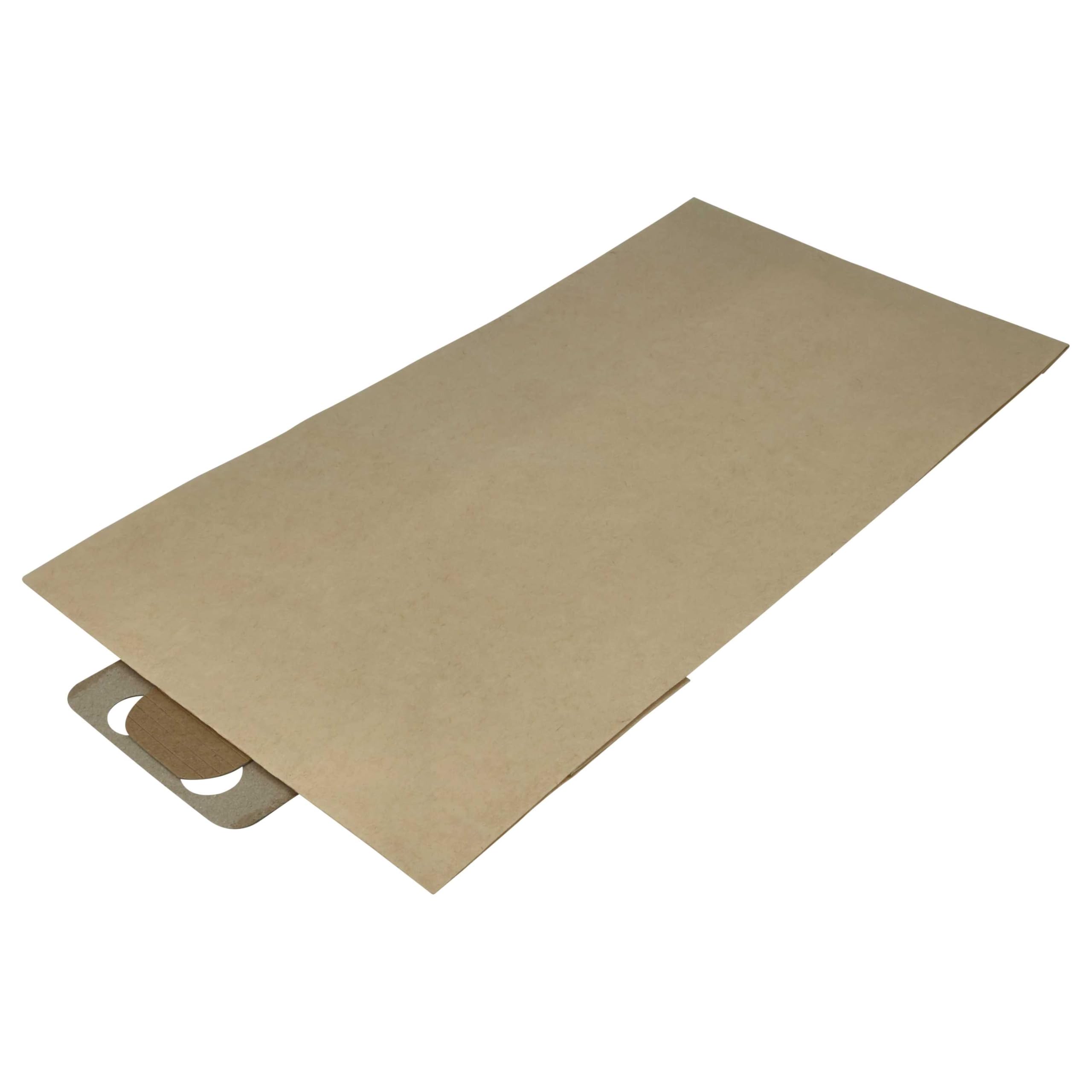 vhbw 100 worków do odkurzacza kompatybilnych z Nilfisk-Alto CDB 3050 Business, 3020 Business, 3000 Business odkurzacz – 44,5 cm x 22 cm, brązowy