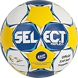 Buen agarre con y sin resina. SELECT Handball Ultimate Replica EC Women, Todo el año, Color Blanco - Blau/Gelb/Weiß, tamaño 1