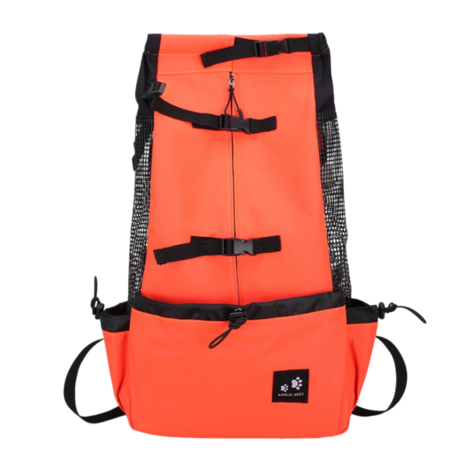 Borsa Viaggio Animali Portatore Portatile di Zaino per Cani All'aperto Piccoli E Medi, Traspirante Bulldog Francese Escursionismo Uso A Piedi-Light Gray-XL-Suit 15-28kg