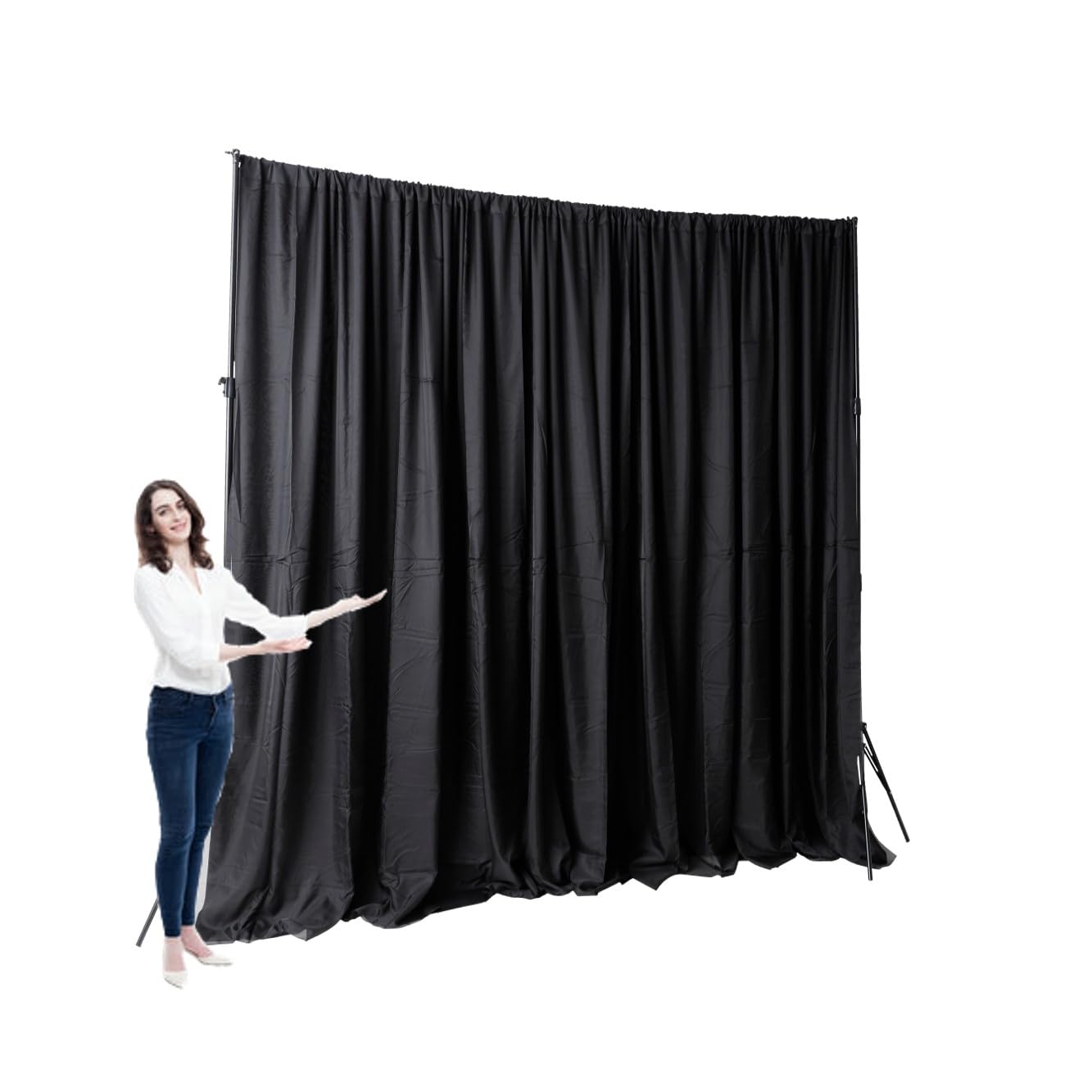 Amazon.com : Two Layers Backdrop Made with One Piece Chiffon Tulle