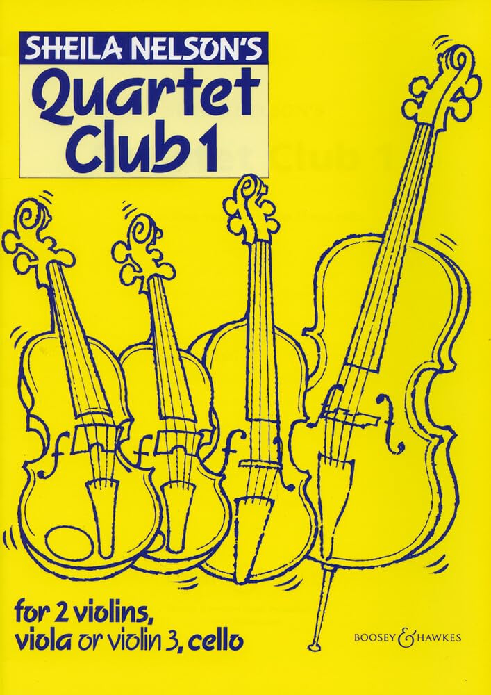 Quartet Club: 2 violins, viola (violin) and cello. Partition et parties.      Sheet music – January 1, 2000
