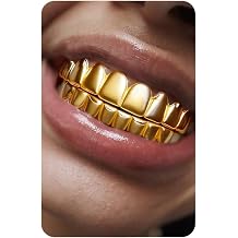UBGICIG Grillz  Grillz Teeth Men Vampire Fake Halloween Teeth Caps Jewelry