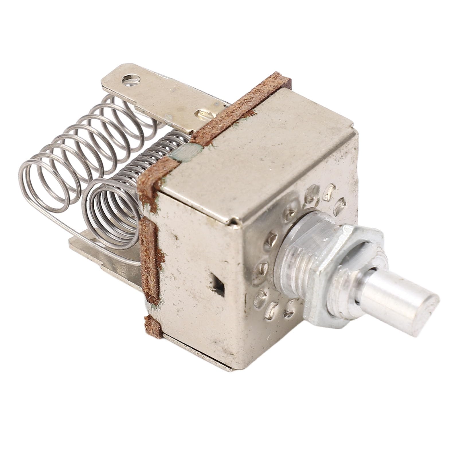 Interrupteur de Ventilateur de Climatisation à 3 Vitesses SW2000, Argenté, Rotatif, Manuel, 4 Positions, Métal, Montage Mural, 4 Voies, 12 V DC, 1 Unité