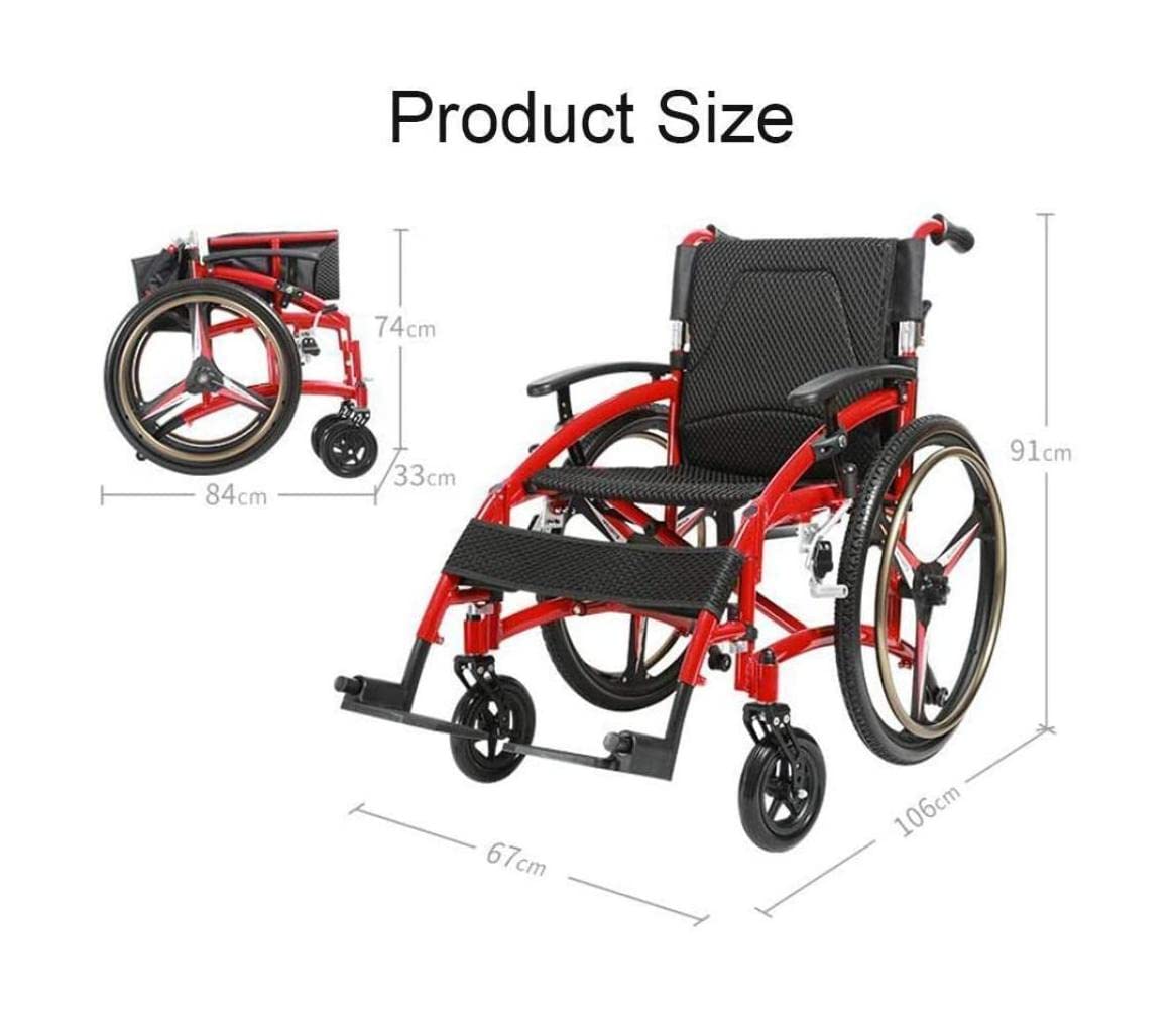 Wózek Inwalidzki Lekki Składany Wózek Inwalidzki Ręczny Sportowy Wózek Inwalidzki Ergonomiczne Zaawansowane Medyczne Krzesło Rehabilitacyjne