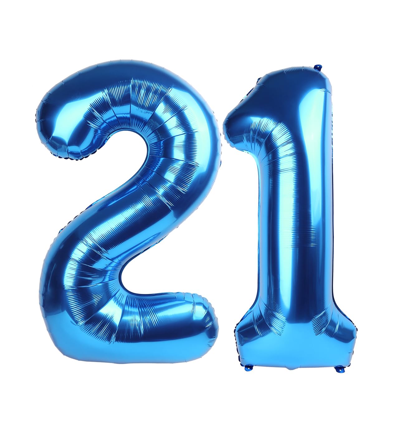 21 Balloon 40 inch Dark Blue Number Balloons for 12 21 Birthday Decorations
