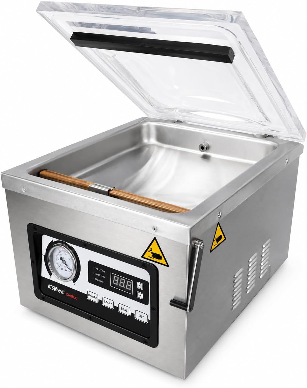 Diablo12 Chamber Vacuum Sealer, 12" Seal Bar Commercial Food Vacuum Sealer for Sous Vide, Liquids & Food Storage