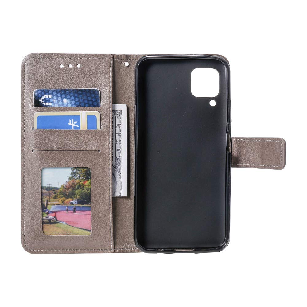 CHcase Cover per Huawei Y7P/P40 Lite E Custodia di Pelle Case Flip Portafoglio Retro Libretto Magnetico Protettiva Non Graffi Funzione Supporto Bumper