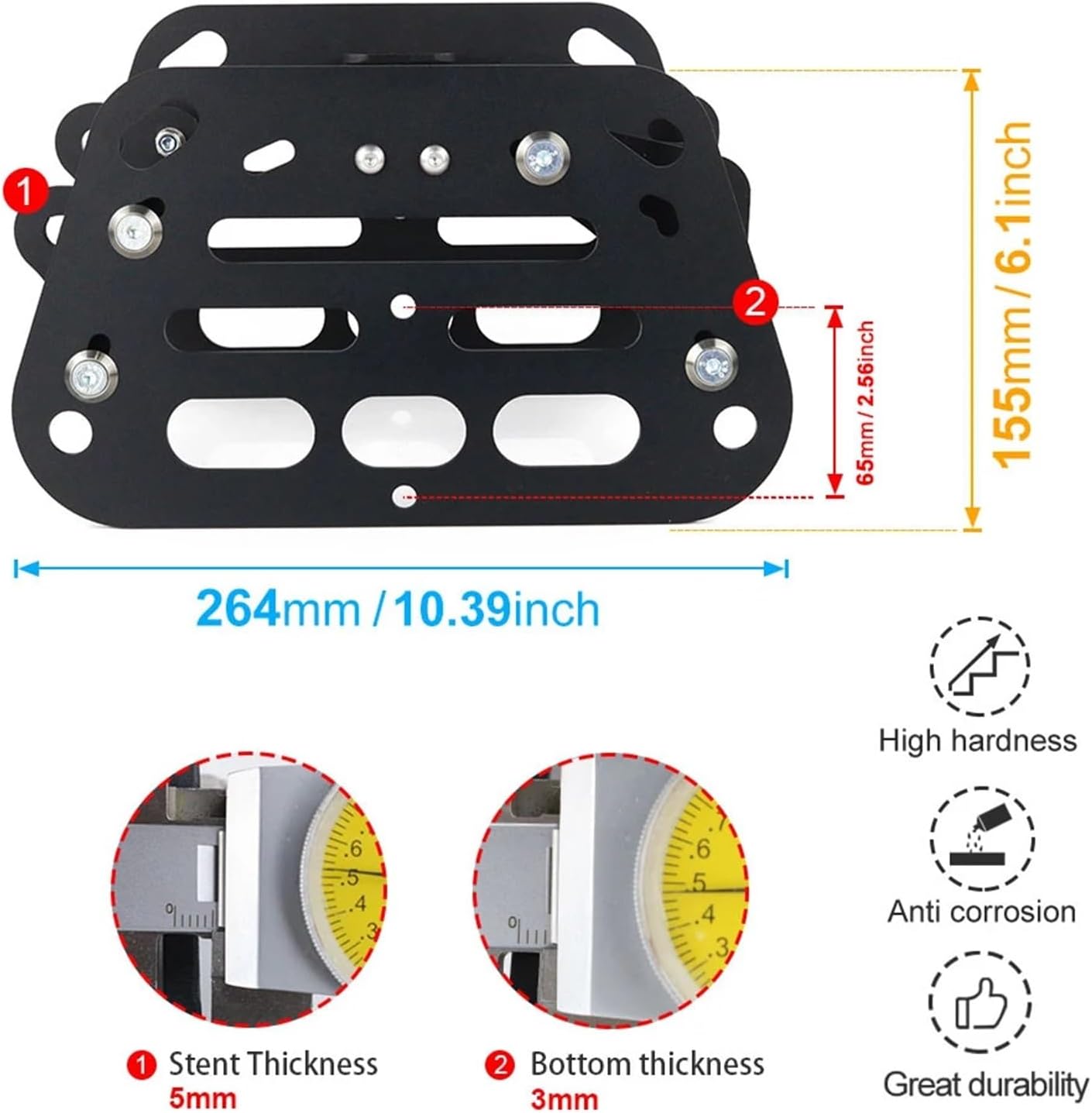 Replacement Motorcycle Saddlebag Support Bars Brackets Fit For Kawasaki VULCAN S 650 Vulcan VN650 2015-2025 Side Pannier Racks