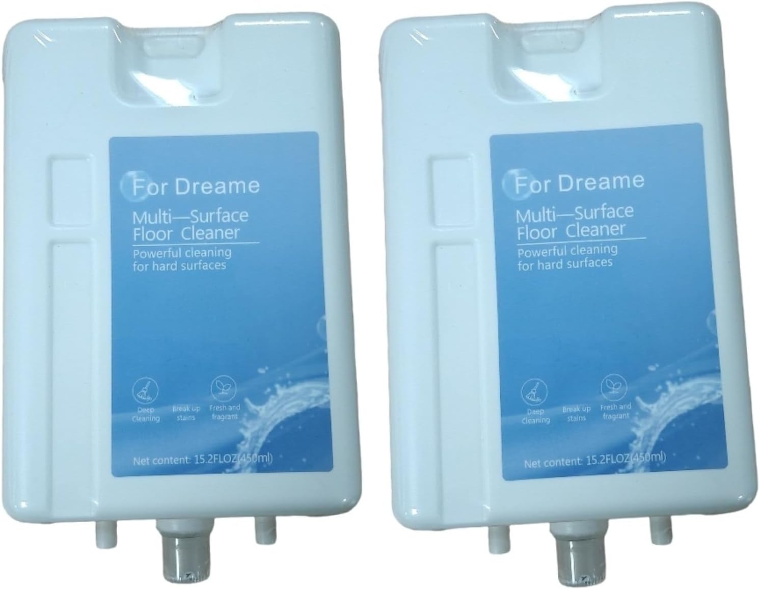 Compatible For Dreame L20 Ultra L30 Ultra X10 X10 Plus L10s Pro Ultra。 15.2 FL OZ 450ml Multi-surface Robot vacuum cleaner floor cleaning solutions。(2pack)