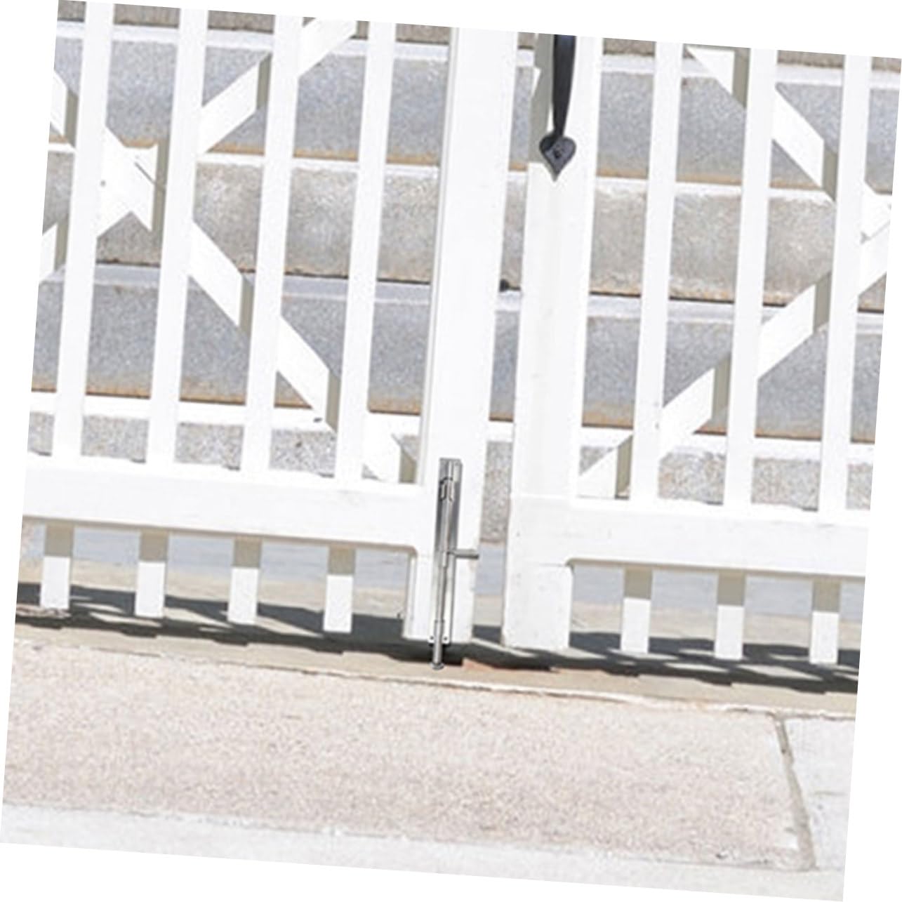 Tofficu Serratura a Scorrimento in Acciaio Inossidabile 2 Pezzi Chiavistello Rinforzato per Porte Interne e Cancelli, Installazione Semplice e Resistente
