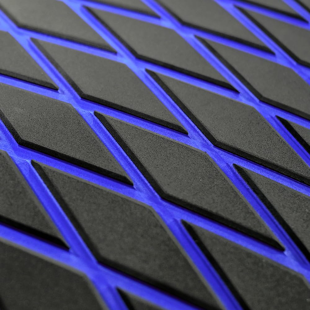 KT GuoMei 98.4"×45.2" Self-Adhesive Boat Flooring EVA Foam Boat Decking Sheet Non-Slip for Fishing Suitable for Yachts,Kart,etc