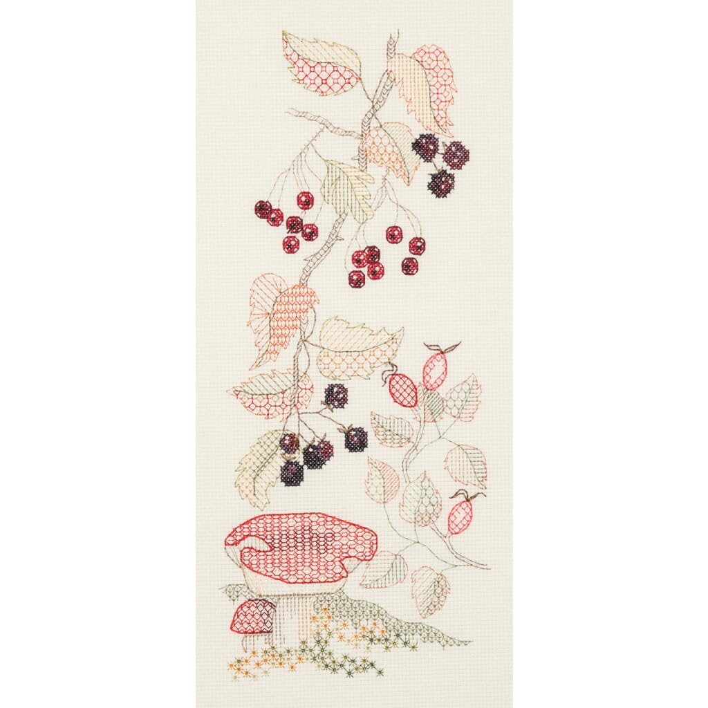 Bothy Threads counted cross stitch Kit ""Seasons Panels - Autumn"", 13x29cm, DWSP0