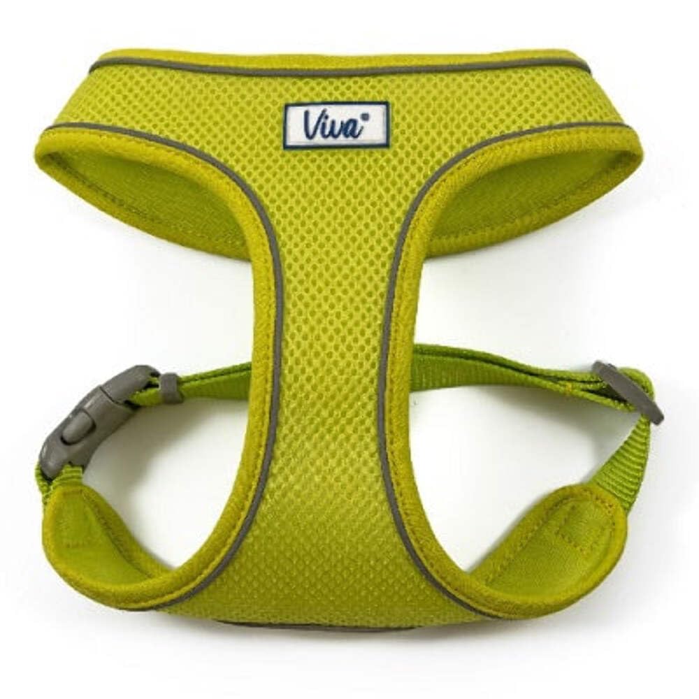 Viva Nylon Comfort Mesh Harness Lime Extra Small 28-40cm