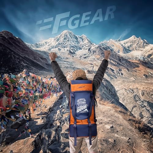 Image of F Gear Ridge 32L Trekking Backpack|Hiking|Camping Travel Leisure Tourist Outdoor Sport Rucksack|Multi Pockets|Shoulder Bag - Drawstring Top Open|Lightweight Bag|Adults|Unisex|Men Women